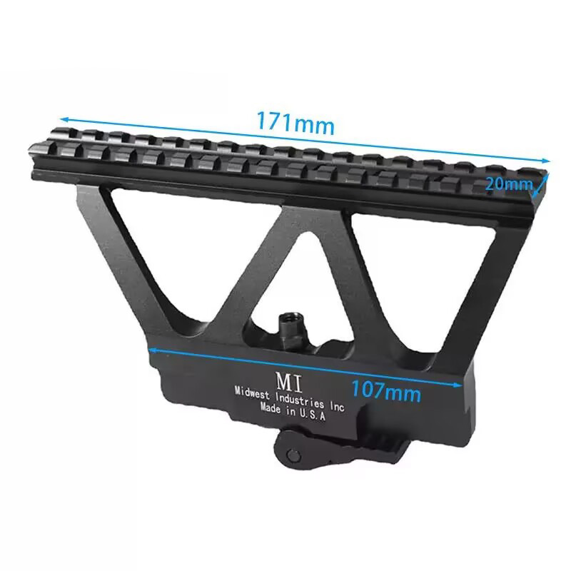 Quick Detach AK47 AK74 Gun Rail Picatinny MI Side Rail Mounting